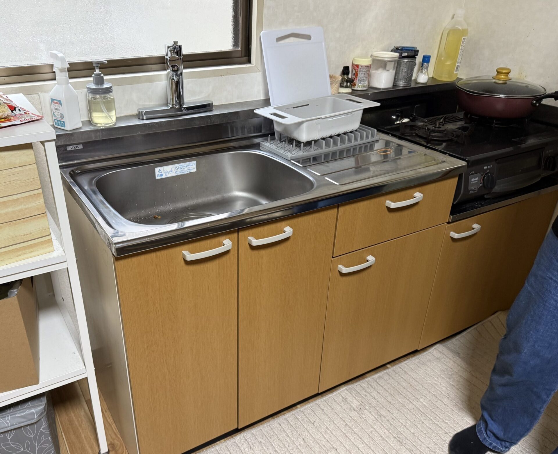 【キッチン】シングルレバー水栓工事